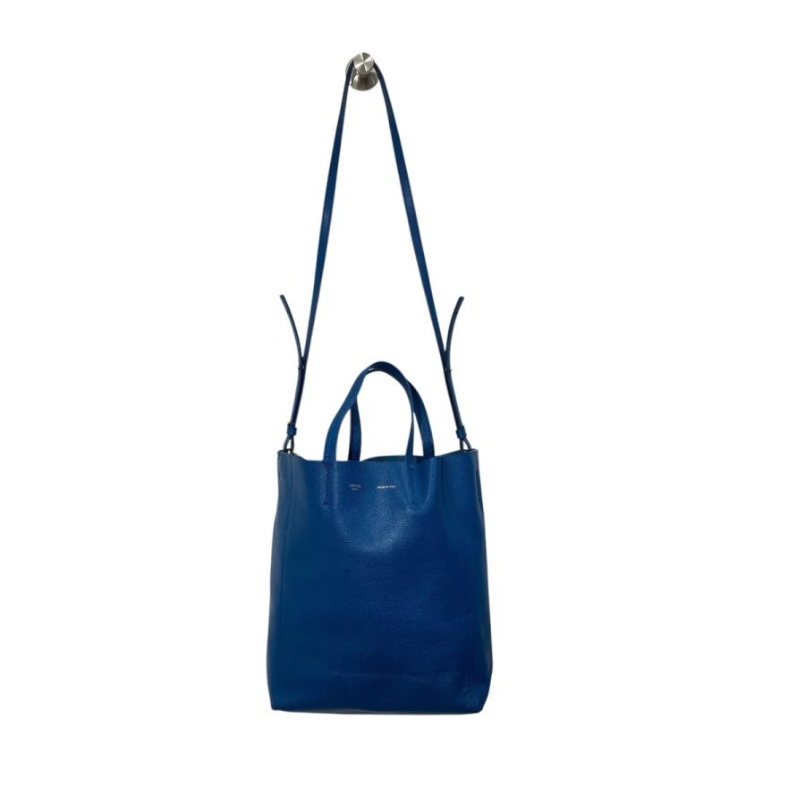 CELINE（セリーヌ） バーティカルカバ スモール トートバッグ ブルー 
