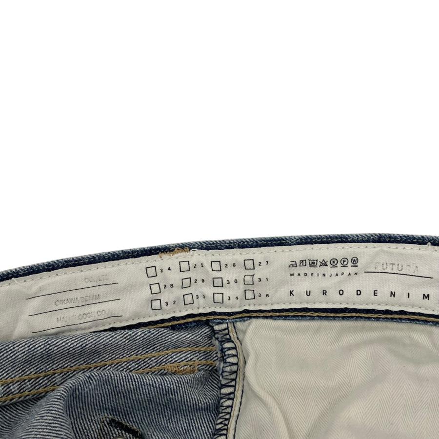 KURO 【値下げ】KURO ペンキ加工 デニムパンツ インディゴ サイズ：31