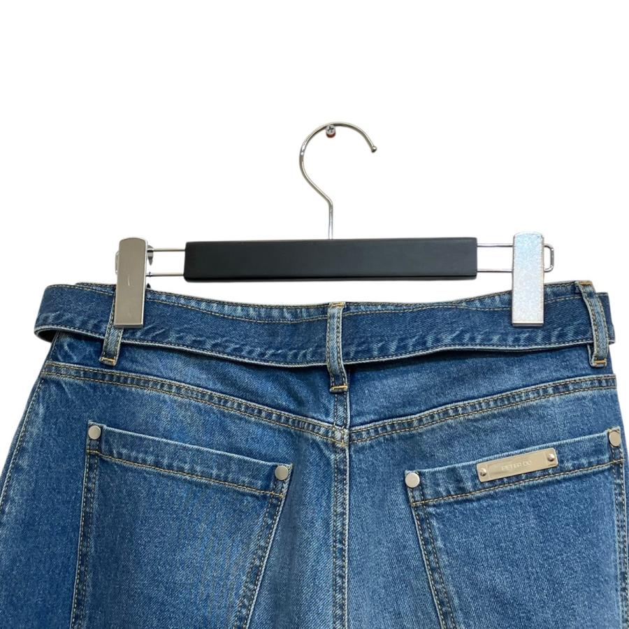 デニム/ジーンズ peter do 21aw Belted Jeans 値下げ】PETER DO 21AW Belted Denim Pants デニムパンツ PD-FW21-133