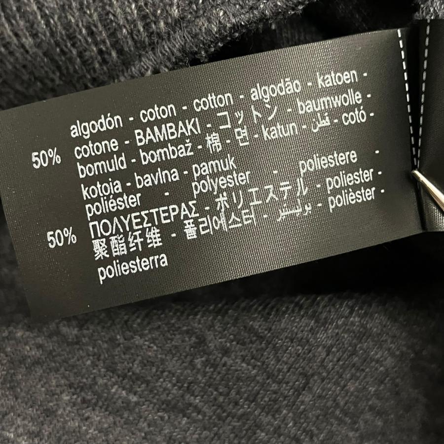 ZARA（ザラ） フラワーコサージュ ニットカーディガン グレー サイズ