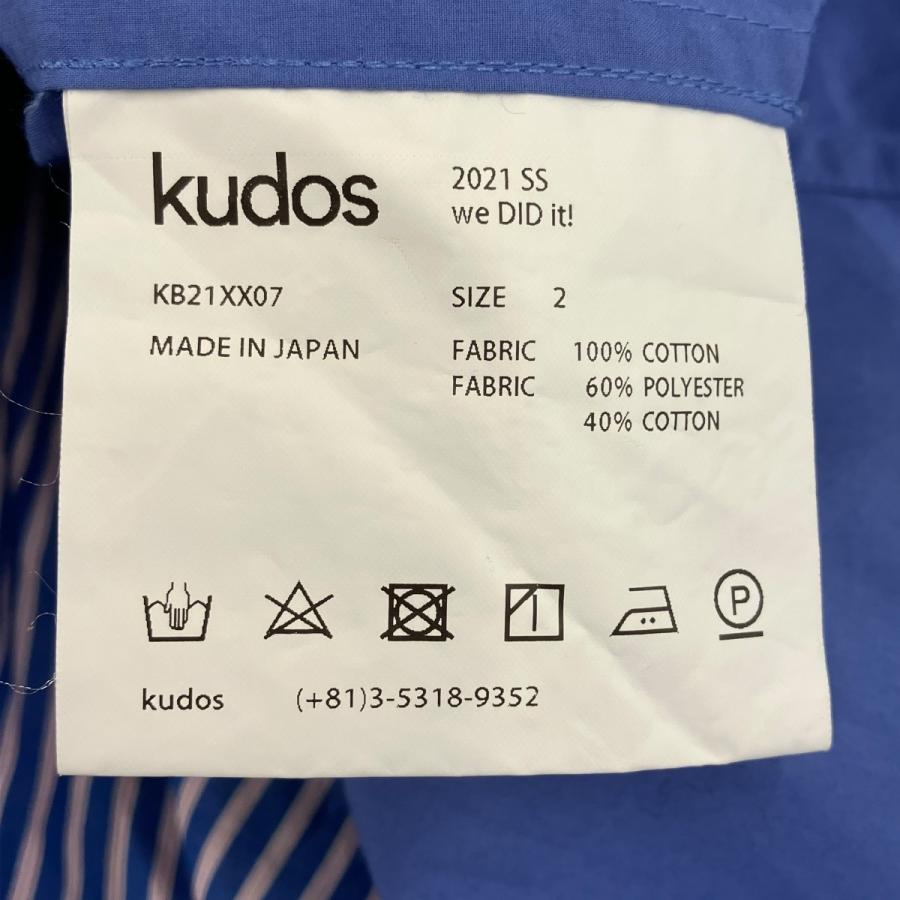 KUDOS（クードス） kudos 20SS I DID IT SHIRT ストライプ 長袖シャツ