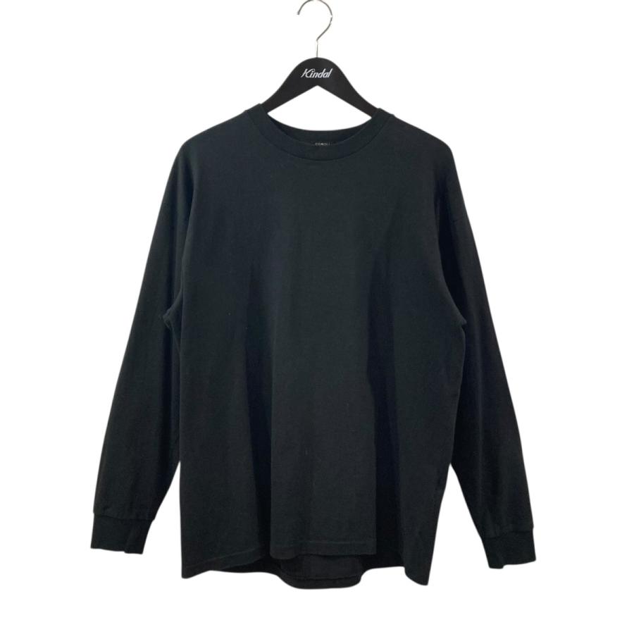COMOLI（コモリ） コットンジャージ長袖Tシャツ Z01-05026 ブラック
