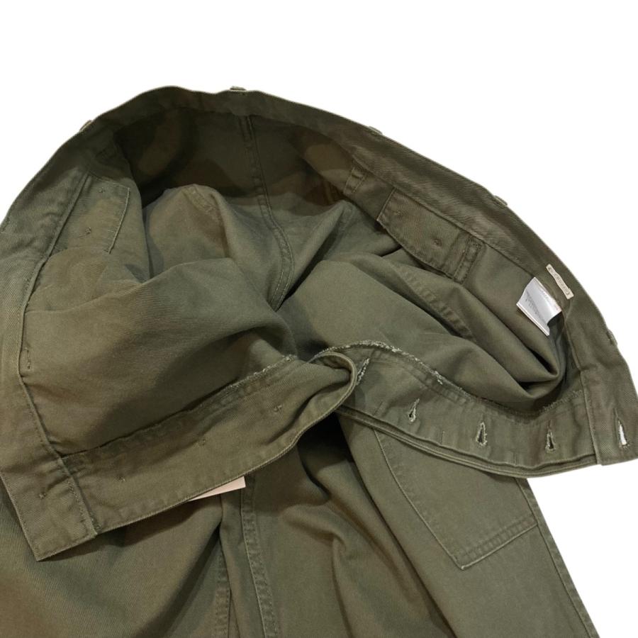 アプレッセ A．PRESSE USAF Hemmed Bottoms ミリタリーパンツ AP-4009 オリーブ サイズ：2の画像