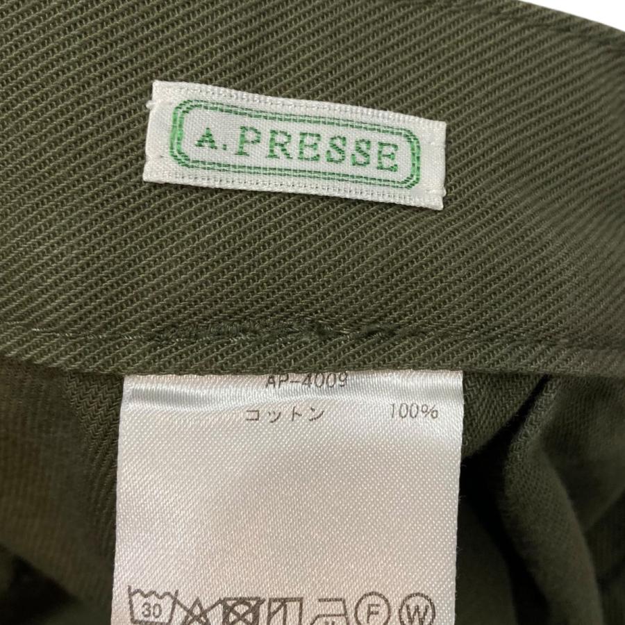アプレッセ A．PRESSE USAF Hemmed Bottoms ミリタリーパンツ AP-4009 オリーブ サイズ：2の画像