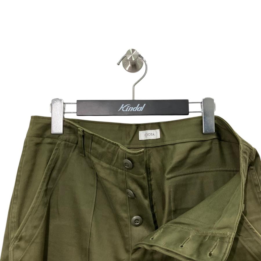 CIOTA（シオタ） スビンコットンバックサテンベイカーパンツ PTLM-103M