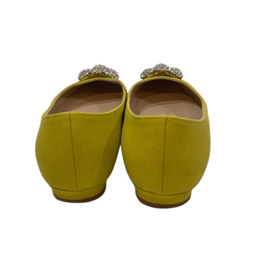 【値下げ】Manolo Blahnik HANGISI パンプス イエロー サイズ：36 (EC)_2