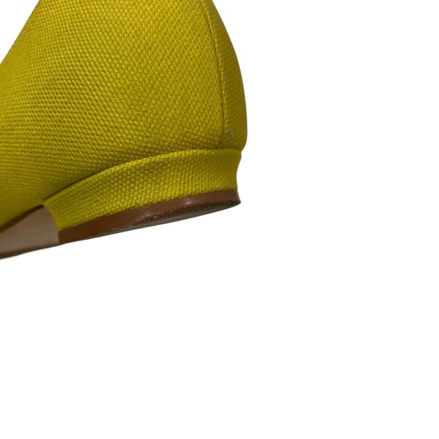 【値下げ】Manolo Blahnik HANGISI パンプス イエロー サイズ：36 (EC)_8