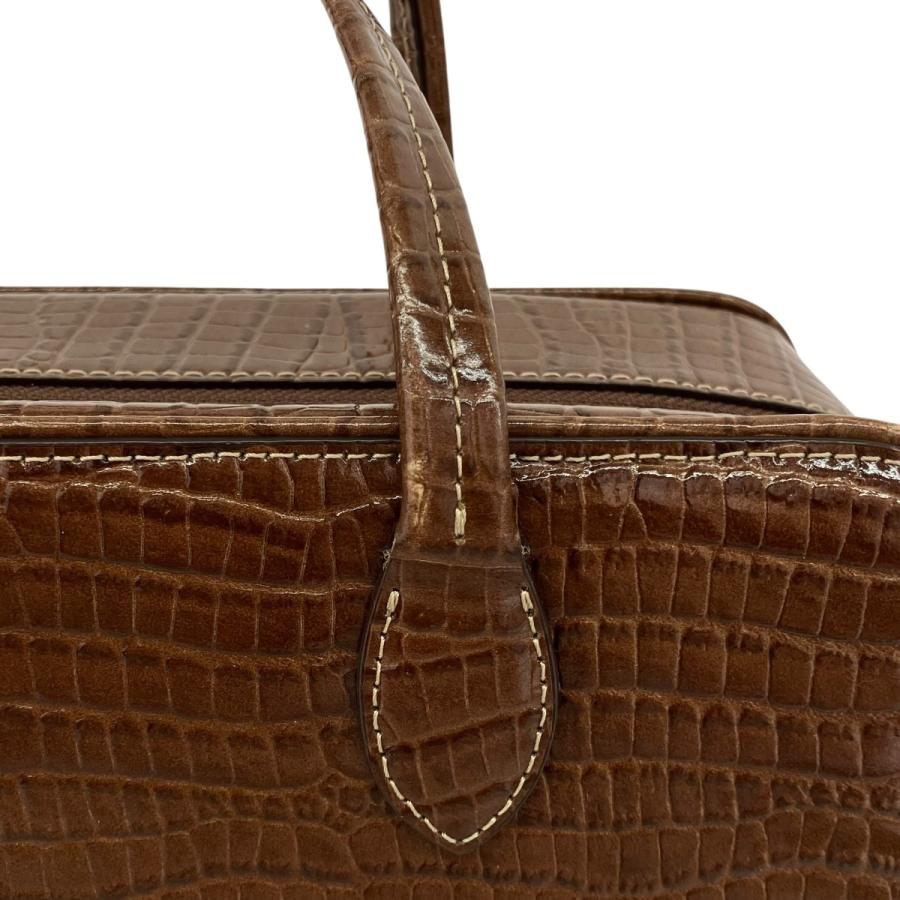 値下げ】TOUT Y EST SAC LOQUET MINI ハンドバッグ ブラウン (西宮今津 