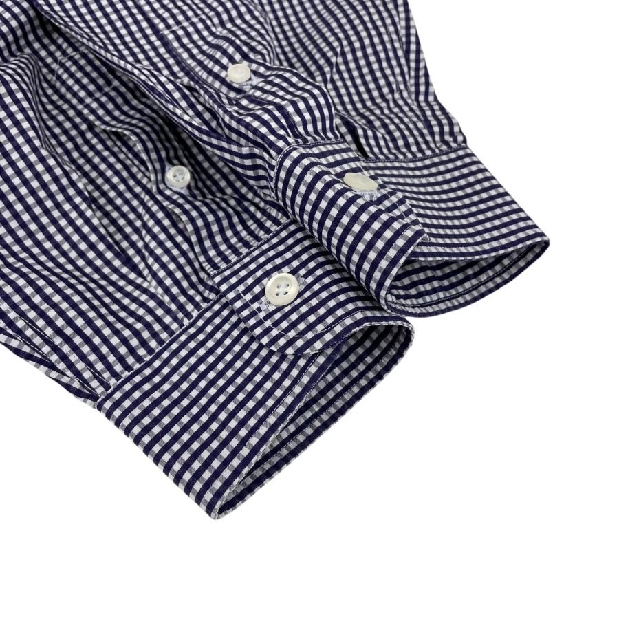 PRADA 長袖シャツ レディース ネイビー 38 PRADA（プラダ） 長袖シャツ ACU120094631 ネイビー×ホワイト サイズ