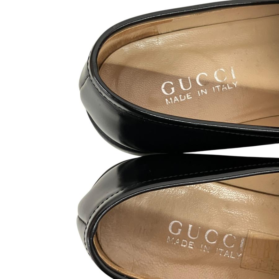 GUCCI（グッチ） ローファー ブラック サイズ：37 1/2(24.5cm相当