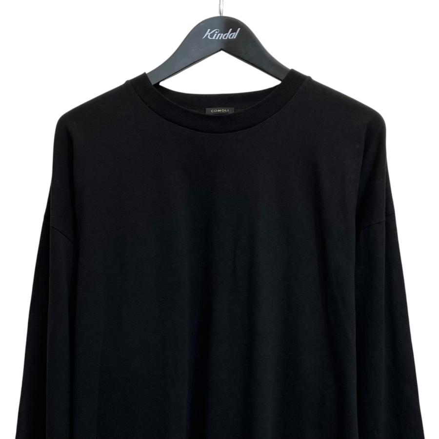 COMOLI（コモリ） ロングスリーブTシャツ C0305004 ブラック サイズ：5
