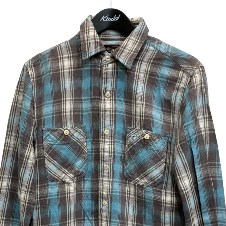 RRL Ralph Lauren（ダブルアールエル） RRL 長袖シャツ 65978 ブルー
