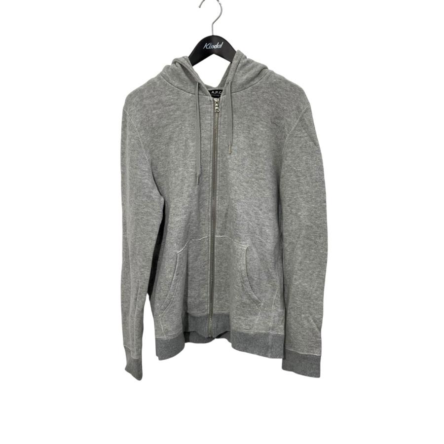 A.P.C.（アーペーセー） ジップパーカー 24166-1-96431 グレー サイズ 