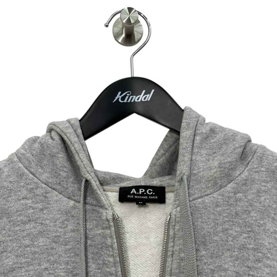 A.P.C.（アーペーセー） ジップパーカー 24166-1-96431 グレー サイズ 