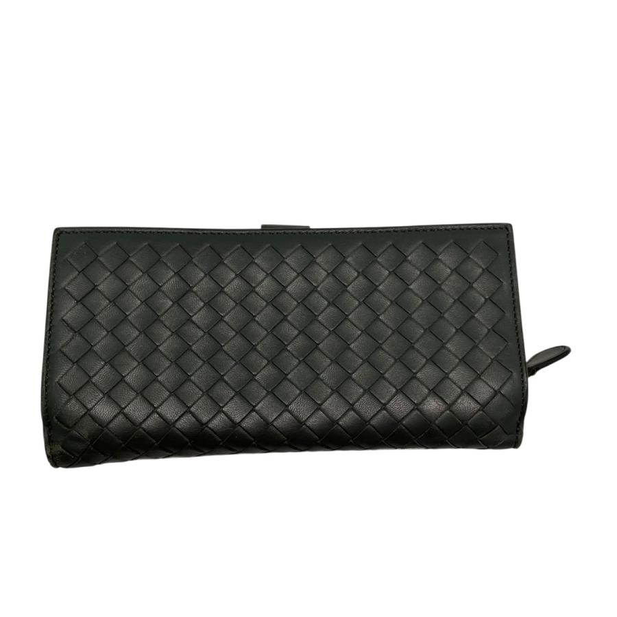 【美品】BOTTEGA VENETA 長財布 グレー イントレチャート BOTTEGA VENETA（ボッテガ・ヴェネタ） イントレチャート 長財布