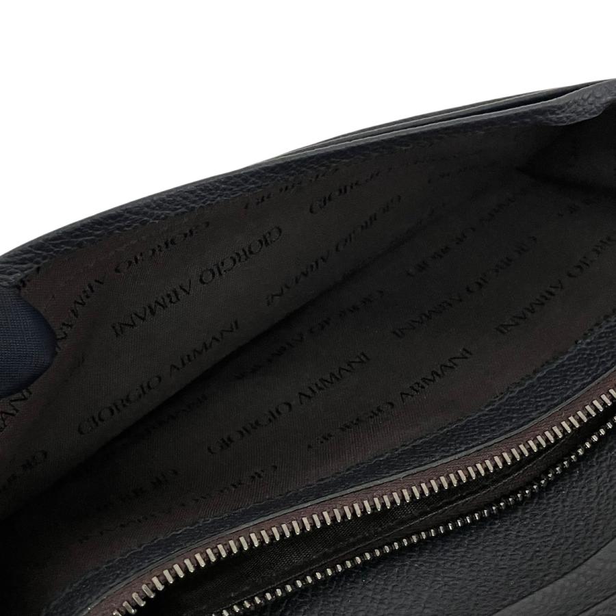 GIORGIO ARMANI ジョルジオ・アルマーニ 長財布 ネイビー