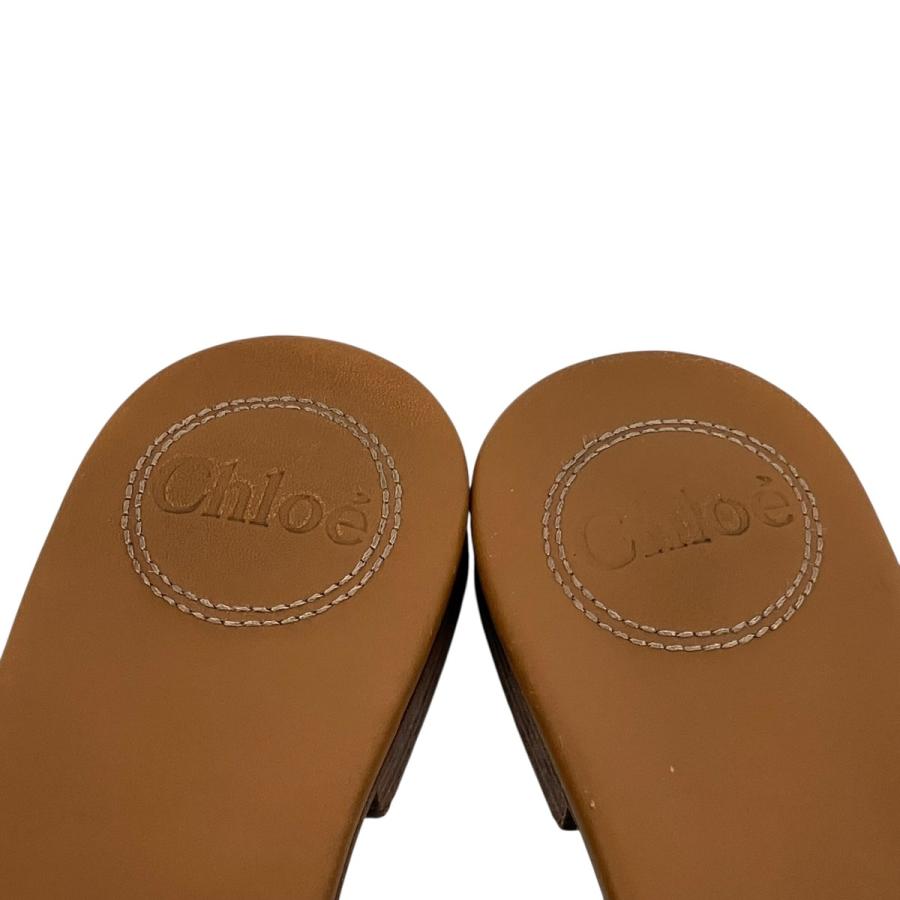 レディース Chloe サンダル ベージュ 37