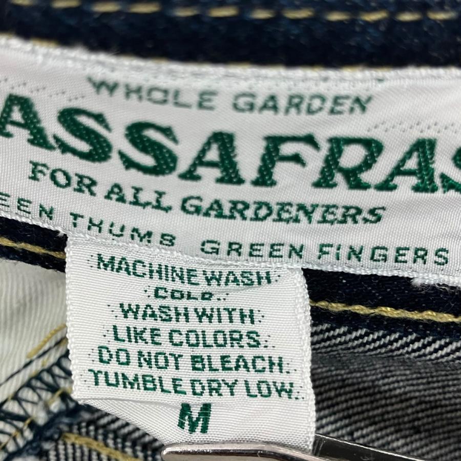 SASSAFRAS（ササフラス） デニムパンツ インディゴ サイズ：M