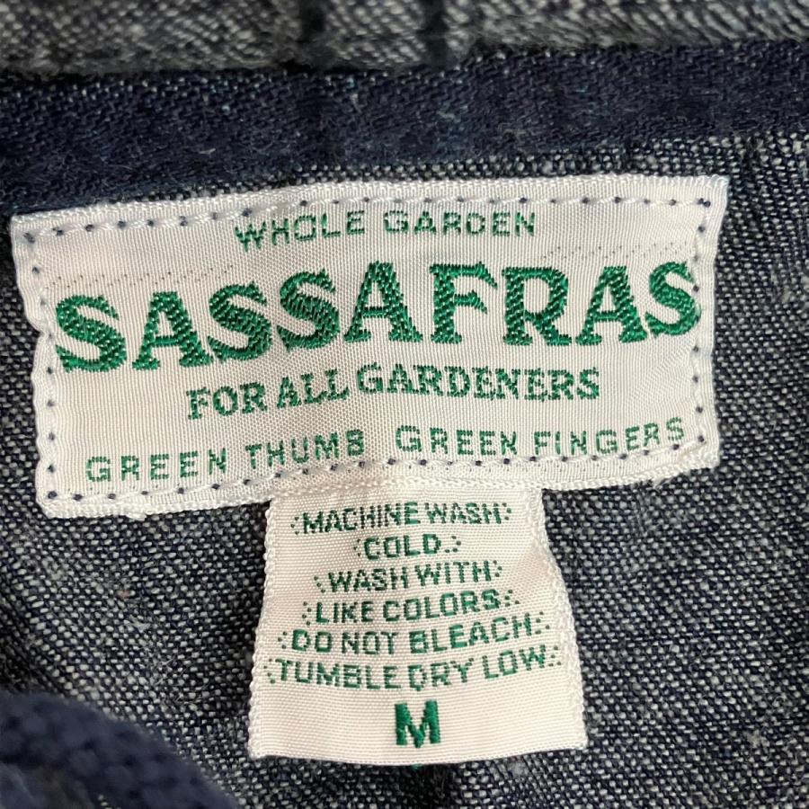 SASSAFRAS（ササフラス） フードデニムジャケット インディゴ サイズ