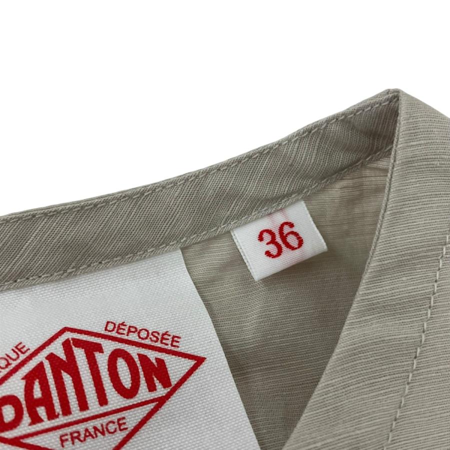 Danton（ダントン） カラーレスプルオーバーシャツ DT-B0121 ベージュ 