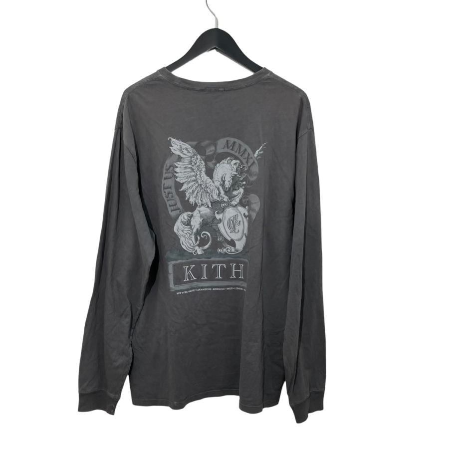KITH グレー 長袖カットソー KITH（キス） 【値下げ】KITH ロングスリーブTシャツ KHM030891 グレー