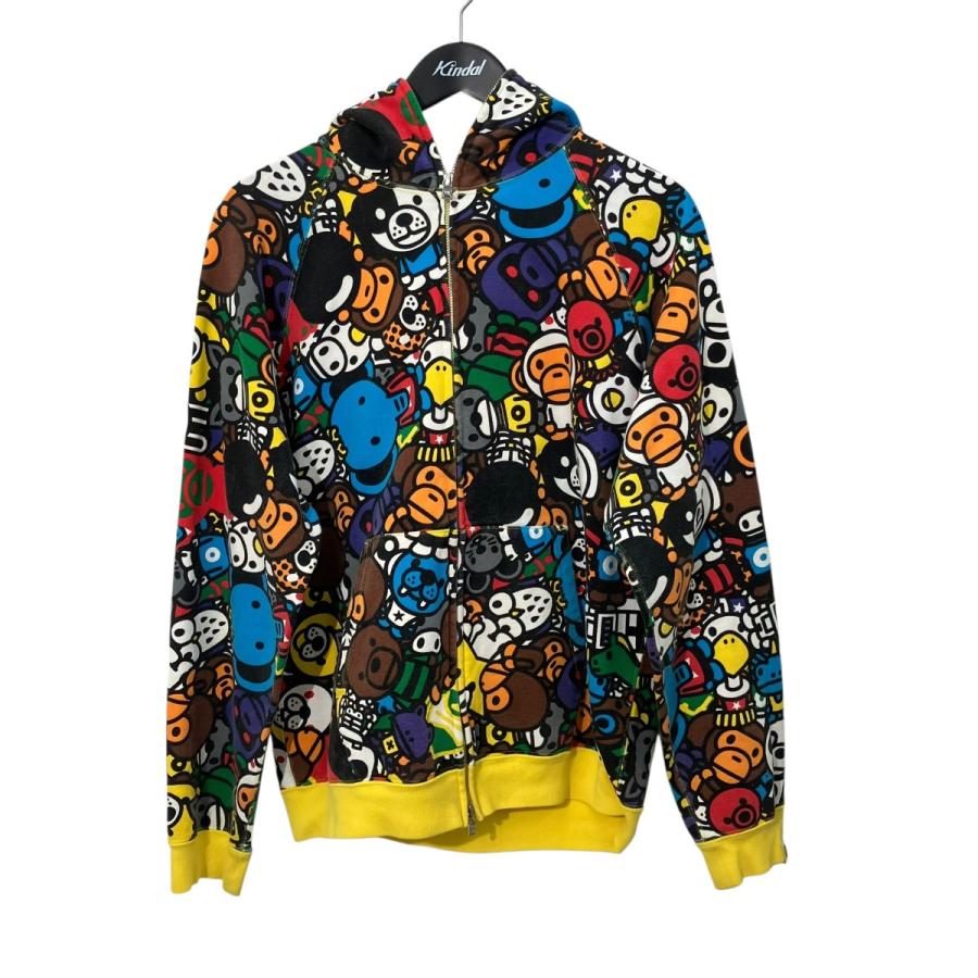 A BATHING APE（アベイシングエイプ） ジップパーカー マルチカラー