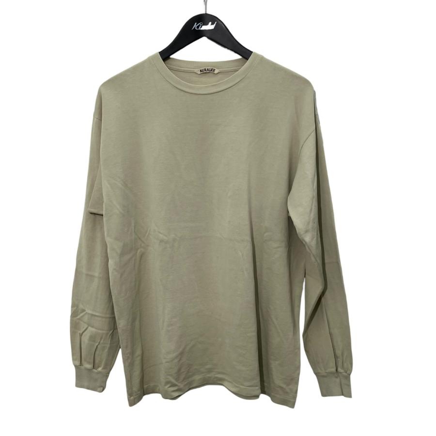 AURALEE（オーラリー） ロングスリーブTシャツ A9AP01GT ベージュ 