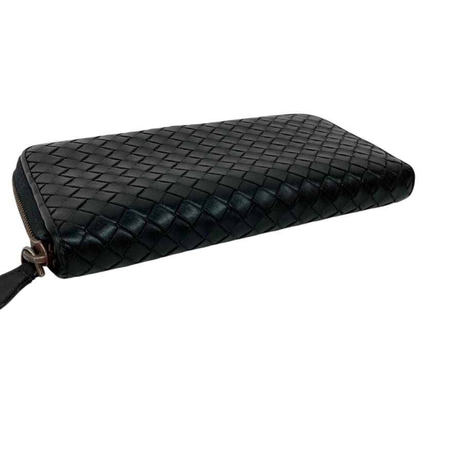 超美品 BOTTEGA VENETA ブラックレザー 長財布 BOTTEGA VENETA（ボッテガ・ヴェネタ） 長財布 ブラック