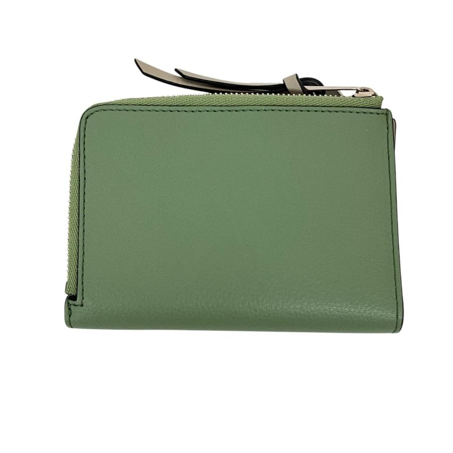 LOEWE（ロエベ） LOEWE 2つ折り財布 C660Z41X01 グリーン×ベージュ