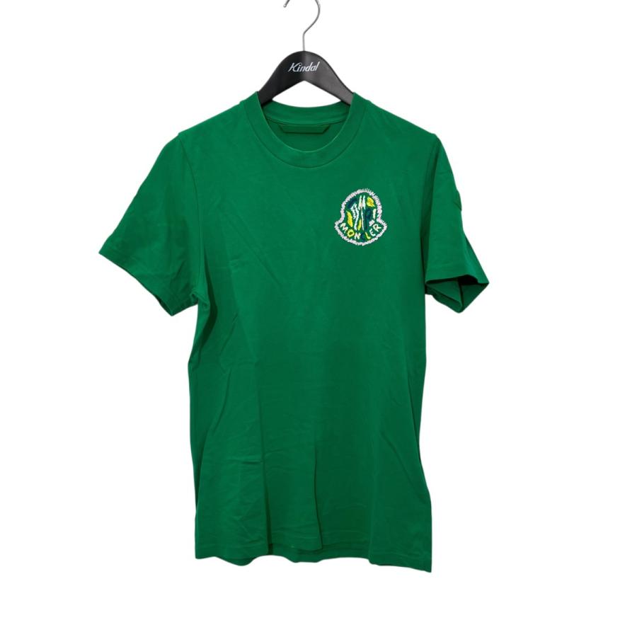 モンクレール MONCLER J10918C00017 Tシャツ MONCLER（モンクレール） 半袖Tシャツ J10918C00017 グリーン サイズ