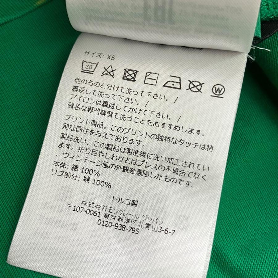 MONCLER（モンクレール） 半袖Tシャツ J10918C00017 グリーン サイズ
