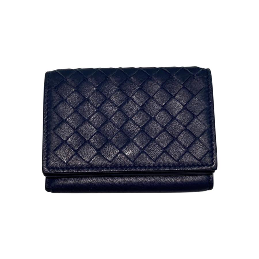 【値下げ】BOTTEGA VENETA ボッテガ ネイビー BOTTEGA VENETA（ボッテガ・ヴェネタ） BOTTEGA VENETA 3つ折り財布
