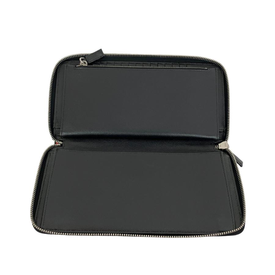 PRADA（プラダ） 長財布 ブラック×レッド×ネイビー : カインドオル