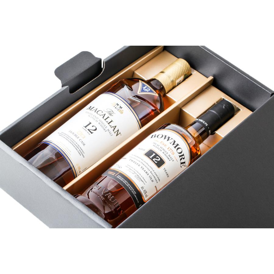 新品未開封品 The Macallan & Bowmore 12年 2本セット 新品未開封
