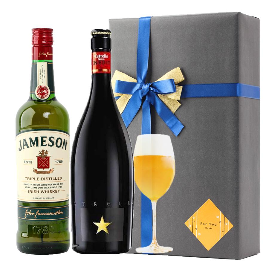 スーパーセール おしゃれ ラッピング 無料 プレゼント お酒ギフト イネディット ジェムソン ビール 金賞 Inedit ウイスキー 飲み比べ Gift52b Alc Wantannas Go Id