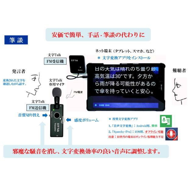 文字Talk エースE&L 音声認識専用 無線マイク : カインドリネス - 通販