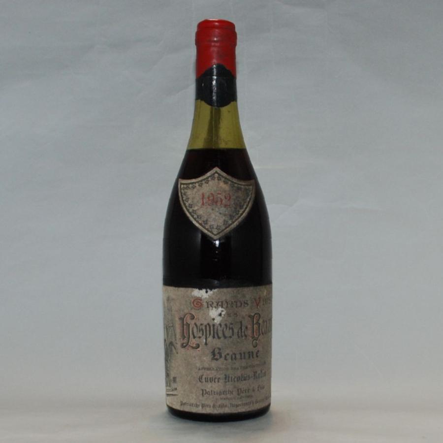 1952年 ワイン オスピス ド ボーヌ ボーヌ キュヴェ ニコラ ロラン パトリアルシュ社 フランス 赤 1952hdb Beaune Nicolas Rolin ヴィンテージワインshimizuya 通販 Yahoo ショッピング