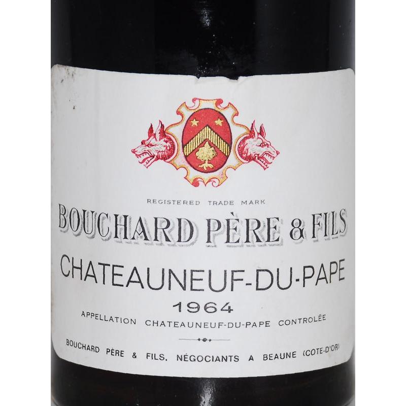 史上最も激安 1964年 ワイン - Chateauneuf-du-Pape / Bouchard P&F（シャトーヌフ・デュ・パプ／ブシャールP&F） / フランス / 赤