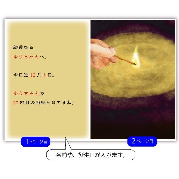生まれて一万日記念日 プレゼント  彼氏 男性 絵本 メッセージ 20代  名入れ  オリジナル絵本 The birthdayの画像