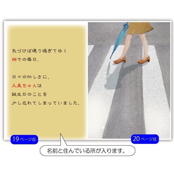 女子 誕生日 プレゼント 10代  絵本 娘 名入れ  バースディ ギフト 世界に一つ サプライズ おすすめ オリジナル絵本 The birthdayの画像