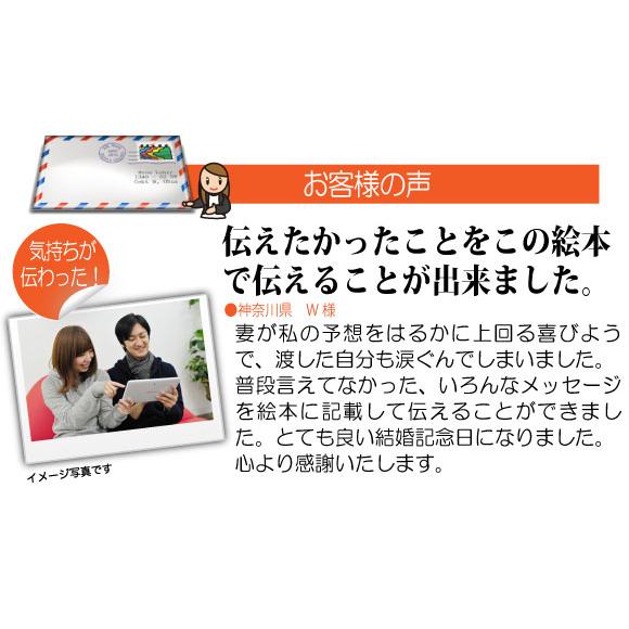 交際記念日 プレゼント 絵本 彼女  1年記念日 一ヵ月記念日 半年記念日 名入れ  メッセージ オリジナル絵本 ふたりの物語_1