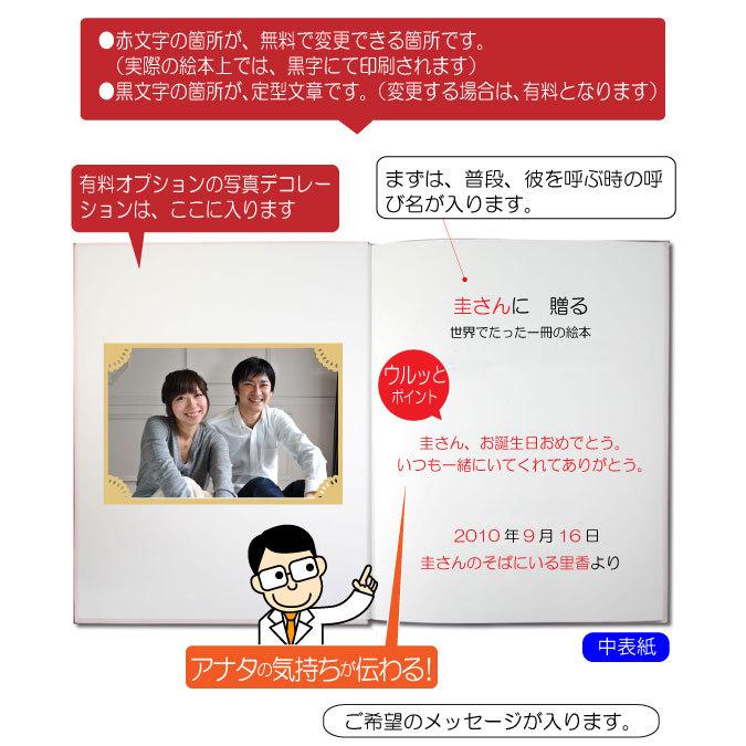 旦那 夫 誕生日 プレゼント 絵本 名入れ 代 30代 40代 オーダーメイド オリジナル絵本 おたんじょうびのほん Otj Has 記念de絵本ブックストア 通販 Yahoo ショッピング