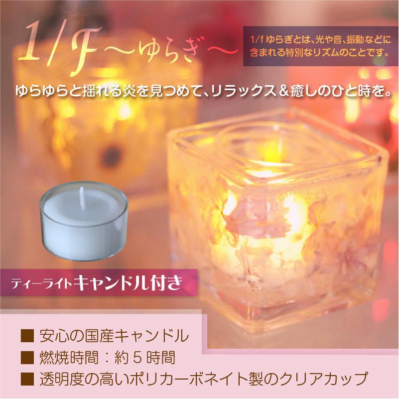 3月生まれ 誕生日 名入れ キャンドルホルダー 3月 誕生花 ニゲラ