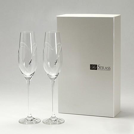 名入れ シャンパン グラス ペア 3連 スワロフスキー SWAROVSKI 名入れ シャンパン グラス ペア 3連 スワロフスキー SWAROVSKI