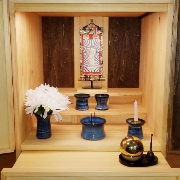 長崎の職人オリジナル仏壇「彩樹-サイキ」（20号）手作り　日本製　お得な仏具セットも選べます｜kinetomi｜03