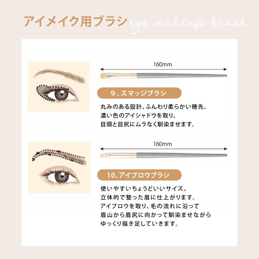 メイクブラシセット メイクブラシ ケース 化粧ブラシ セット 収納 携帯用 ポーチ プチプラ 入れ |  | 15