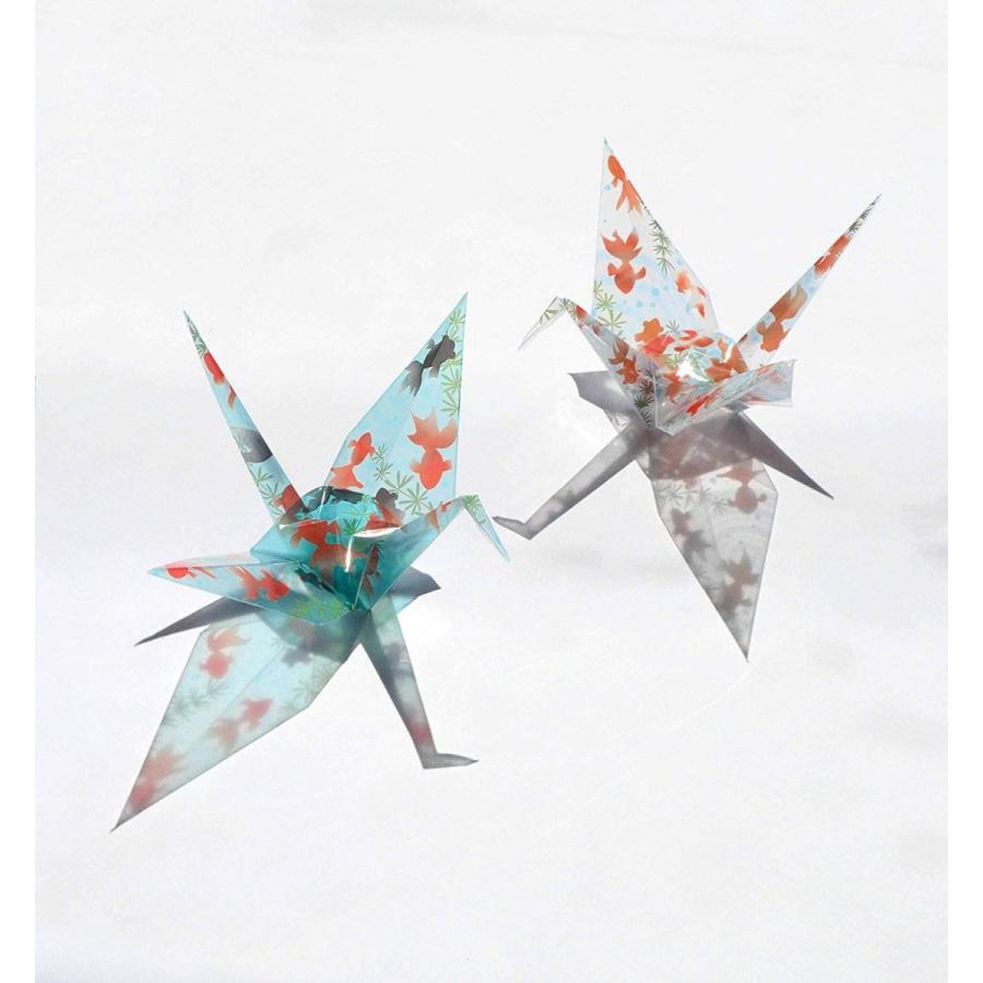 オリエステルおりがみ 金魚模様の鶴 18枚入り メール便 追跡番号あり 送料無料 キング百貨店yahoo店 通販 Yahoo ショッピング