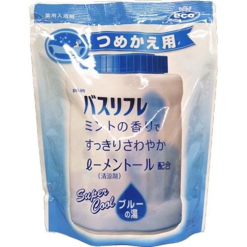 バスリフレ 薬用入浴剤スーパークール ブルーの湯 詰替用 540g メール便 追跡番号あり 送料無料 キング百貨店yahoo店 通販 Yahoo ショッピング