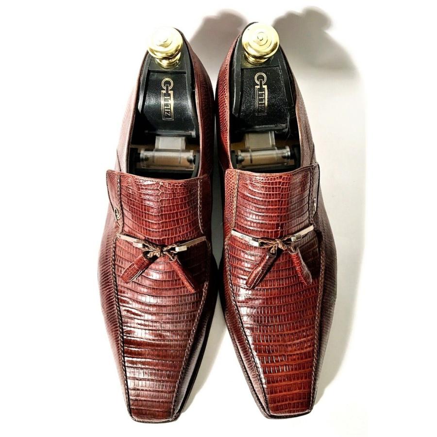 Brioni（ブリオーニ） ☆定価65万円超・極上品☆ 極上リザードレザー 