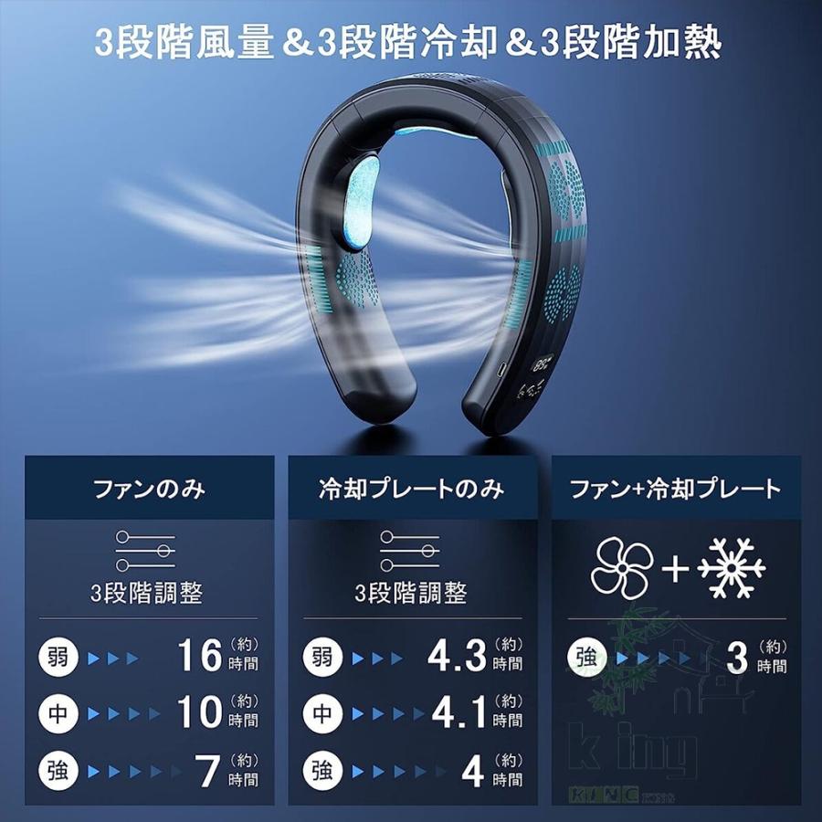 新品首掛けネッククーラー瞬間冷却MAX-20℃半導体冷却プレート6000mAh Amazon | 首掛け扇風機 ネッククーラー 瞬間冷却【2024年新登場